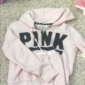 Pink hoodie